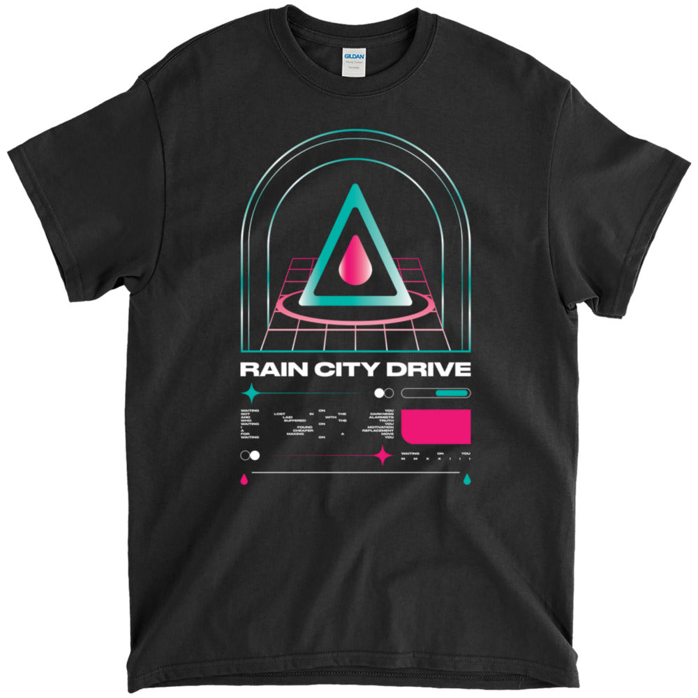 Rain City Drive - Teardrop Black T-Shirt